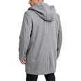thumbnail image 4 of Trikvn Men Peacoat Wool Winter Trendy Tweed Long Hooded Double Breasted Overcoat Warm Vintage Outerwear with Pockets Thermal, 4 of 7