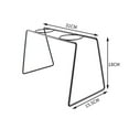 thumbnail image 3 of bedienty Stainless Steel Coffee Dripper Stand Household Office for Restaurant Black Two Hole, 3 of 4