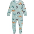 thumbnail image 2 of Gerber Baby and Toddler Neutral Microfleece 2-Way Zipper Blanket Sleeper Pajamas, 2-Pack, Sizes 0/3 Months - 5T, 2 of 9