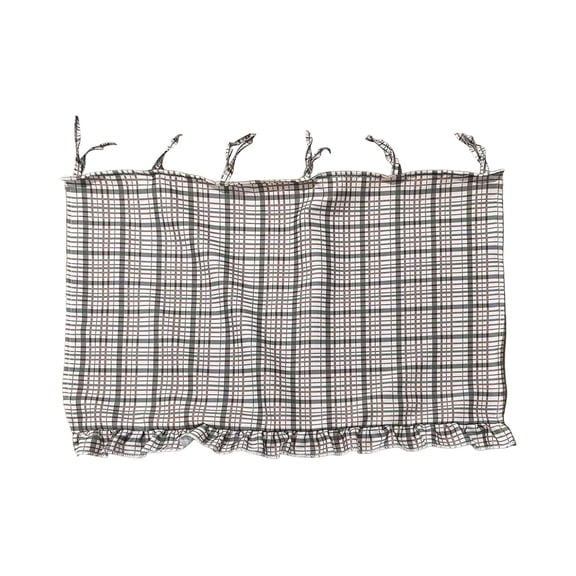 Handmade Oven Skirts Farmhouse Kitchen Décor Handmade Embroidery Ovenskirts Heat Ribbon Ties Tabs & Ruffled Trim Effortless Install Hide Clutter & Style Apron Sleeve Home Decor