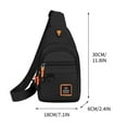 thumbnail image 2 of Fiudx Riñonera de Nailon Ajustable, Gran Capacidad para Teléfono y Artículos Esenciales, Bolsa Deportiva Multiusos, Ideal para Viajes, Ciclismo y Actividades Al Aire Libre, Duradera y Resistente Al A, 2 of 2