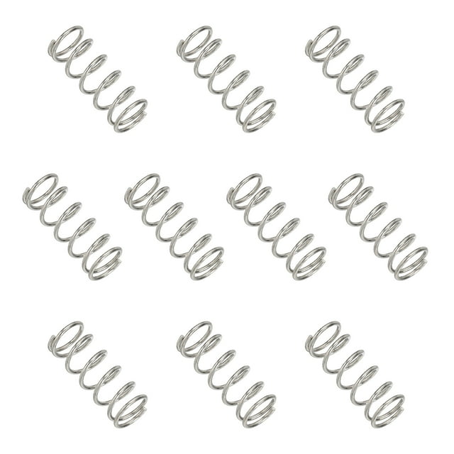 Uxcell Compression Spring Small Extension Spring for DIY Projects Home Shop Repair 10x1x25 mm