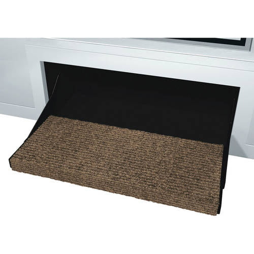 22 Chocolate Brown Prest-O-Fit 2-0395 Outrigger Universal RV Step Rug 