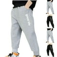 thumbnail image 4 of Odeerbi 8-15 Years Kids Boys Cotton Sweatpants Workout Athletic Sports Jogger Pants Solid Color Outside Cute Joggers, 4 of 4