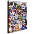 thumbnail image 2 of Trademark Fine Art 'Working Paws' Canvas Art by Jenny Newland, 2 of 3