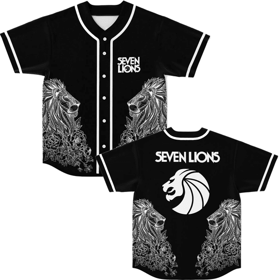 Seven Lions Pic Baseball Jacket T-shirt Unisex Casual 2026 Fashion Summer Short Sleeved Tee Clothing