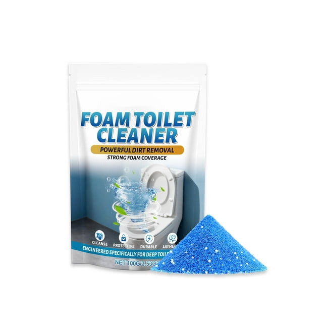 Limpiador de Cuencos de Inodoro 100G Limpiador de Lavabo de Baño - Elimina Manchas Y Olores