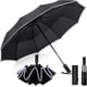 thumbnail image 1 of Paraguas Plegable Automático, Paraguas de Bolsillo para Lluvia y Sol, Sombrilla Plegable Grande Resistente al Viento con Protección UV y Borde Reflectante de Seguridad, Ligero y Portátil, 1 of 5