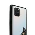 thumbnail image 3 of FINCIBO Slim TPU Bumper + Clear Hard Back Cover for Samsung Galaxy S10 Lite 6.7" 2020, Black Bombay Kitten Cat Hide And Seek, 3 of 6