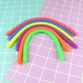thumbnail image 3 of Fideos de cuerda de gelatina elástica, juego de juguetes sensoriales de goma gruesa para calmar y relajar a los niños, regalos y premios de fiesta de cumpleaños (paquete de 6), 3 of 5