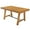 Walnut, variant on Guyou 59" Dining Table for 4-6 People, Farmhouse Rectangular Kitchen Table, Solid Wood Rustic Dinner Table for Dining Room Kitchen, Natural