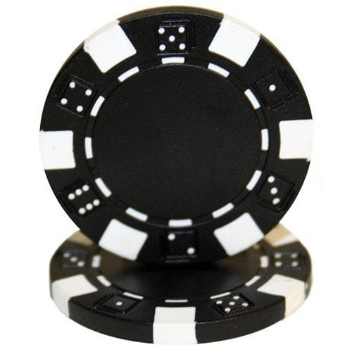 25 ct Ace King Suited 14 Gram Non-Denominated Blank Poker Chips Red/Black 