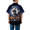 thumbnail image 5 of Happy Halloween Schnauzer Witch Pumpkins Bats Hawaiian Shirt Breathable Summer Unisex Merch Miniature Schnauzer Dog Lover - 13012, 5 of 6