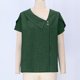 thumbnail image 5 of Neewe Button Down Shirts for Womens Petal Sleeve Blouses Irregular Neck Casual Summer Tops Trendy Outfits, 5 of 8