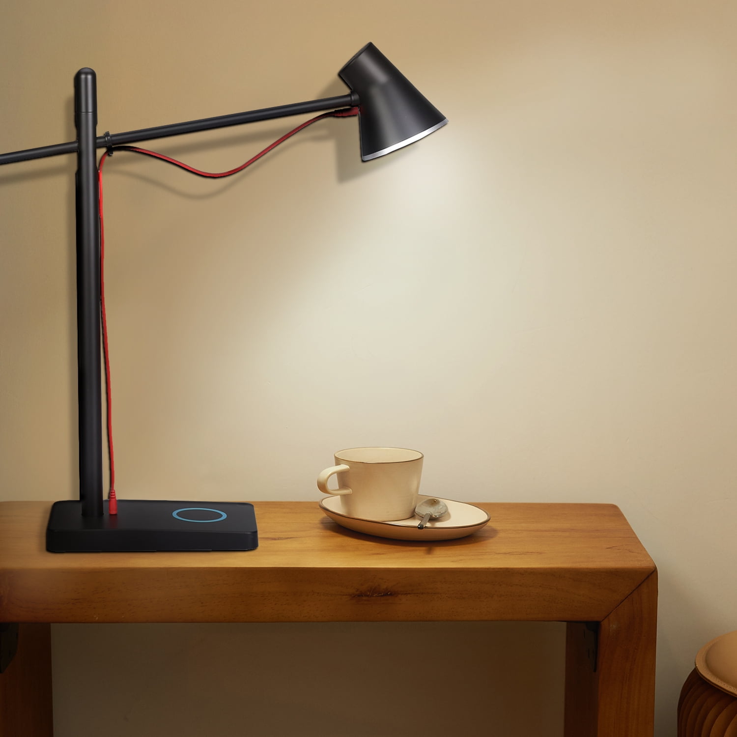 LED Desk Lamp With USB Port - Dimmable, 5 Modes, Touch Control, Eye-Caring Light For Reading