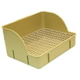 thumbnail image 2 of Caja de arena Jaula Inodoro Caja de arena Esquina Bandeja de arena Orinal para conejos Conejillos de indias malla de acero verde, 2 of 8