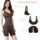thumbnail image 4 of Body para mujer con control de barriga, moldeador de cuerpo completo sin costuras, ajustable, color marrón, 4 of 6