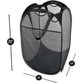 thumbnail image 2 of Cesta para la colada, cesta para la colada, cesta para la colada emergente de malla. Asas portátiles, duraderas, plegables para almacenamiento y fáciles de abrir. Ideal para la habitación de los niños, 2 of 5