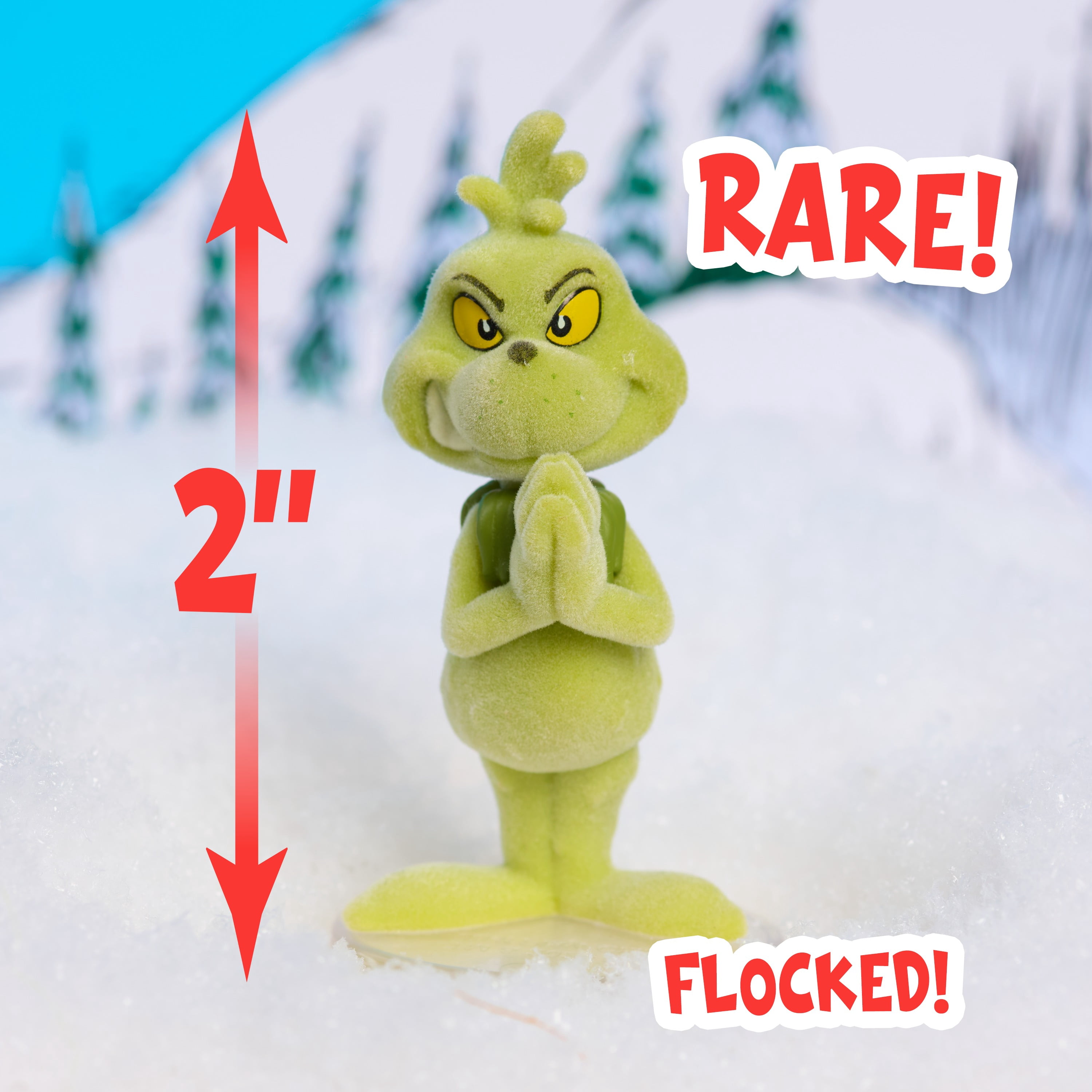 Dr. Seuss The Grinch Collectible Figures, Blind Capsule Toy with 2.75-inch Surprise Figure with Clear Base, Kids Toys by Just Play, Ages 3 and up