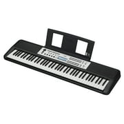 Yamaha YPT-W320 76 Touch Sensitive Key Portable Keyboard for Beginners with Music Rest, Power Adapter