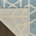 thumbnail image 6 of Nourison Washable Charm 4' x 6' Blue Ivory Modern Indoor Rug, 6 of 9