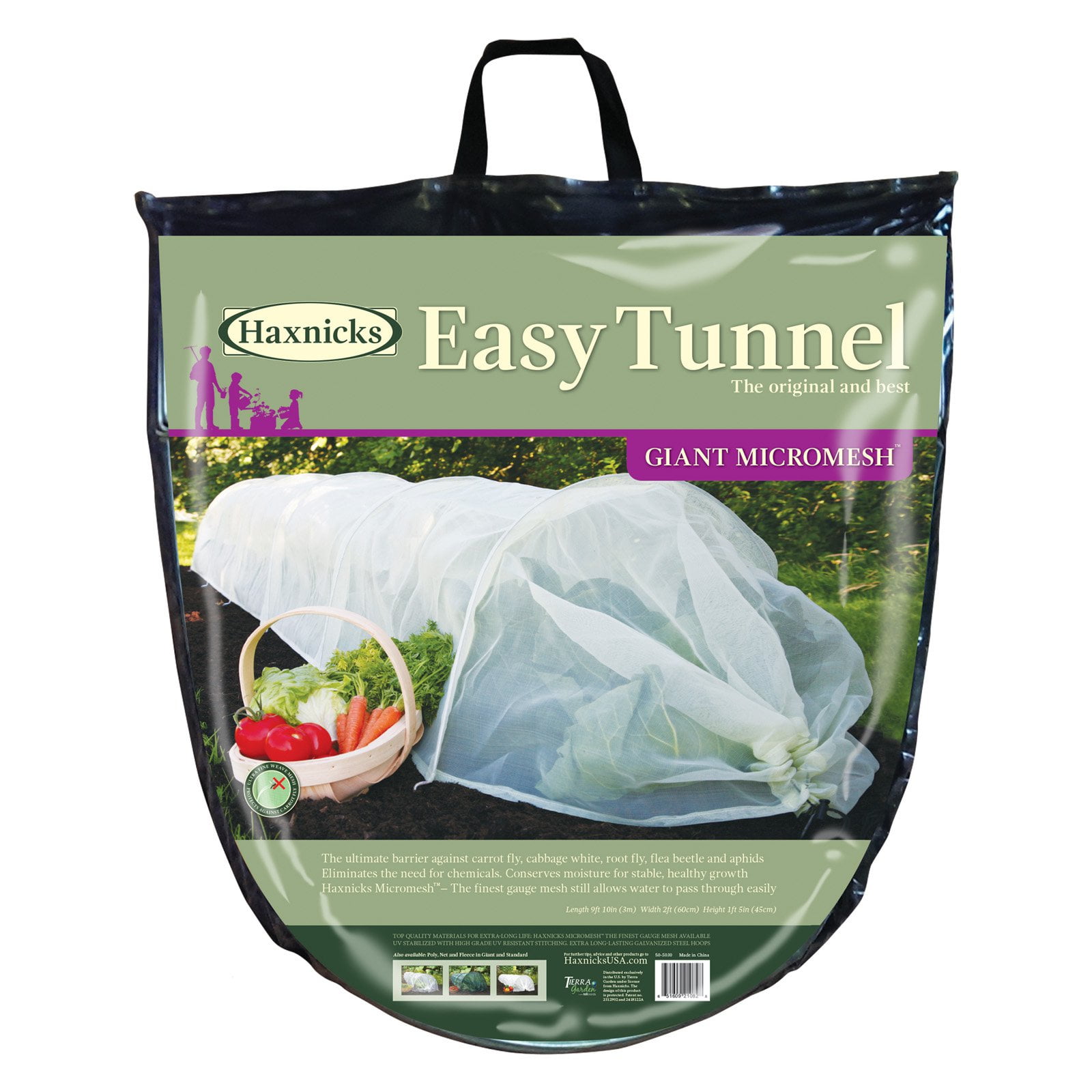 Giant Tierra Garden 50-5020 Haxnicks Easy Shade Net Tunnel Garden Cloche
