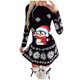 thumbnail image 1 of Vestidos de Navidad Para Mujer Moda Otoño E Invierno Manga Larga Navidad Impreso Cuello Redondo Vestidos Largos Odeerbi ODB198539, 1 of 5