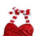 thumbnail image 4 of Christmas Infant Baby Romper Dress Patchwork Sleeveless Jumpsuits, 4 of 6