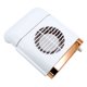 thumbnail image 1 of Ventilador de respaldo de asiento de automóvil USB de 5V Ventilador de poste de reposacabezas de asiento de enfriamiento de 3 velocidades (blanco) Tmvgtek Accesorios para autos y motos, 1 of 5