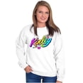 thumbnail image 5 of XOMG POP Kinley Sweet and Salty Women Crewneck Sweatshirt Brisco Brands L, 5 of 6