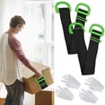 thumbnail image 1 of 2-Pack Heavy Duty Lifting & Transport Straps for Furniture, Mattresses, Boxes & More - Adjustable Handles for Easy Moving 600 lbs Capacity Moving Straps, 1 of 8