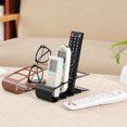 thumbnail image 2 of Desktop Remote Control Storage Rack Keep Mobile Phone Remote Control Organized Four-Lattice Stand Storage Rack Durable, 2 of 8