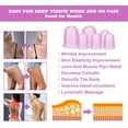 thumbnail image 3 of Silicone Cupping Therapy Set - Cupping Kit for Massage Therapy - Cellulite Remover Cupping Set - Anti Cellulite Cup Massager, Vacuum Suction Massage Cups for Cellulite Reduction, 3 of 7