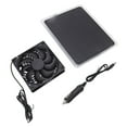 thumbnail image 3 of Solar Panel Fan Kit Energy Saving Mini Ventilator Fan Solar Panel Set Portable Solar Exhaust Fan Kit IP014 with Cage Exhaust Fan Monocrystalline Silicon Solar Cells, 3 of 7