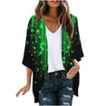 thumbnail image 2 of LOVZFMLL Cardigan pour Femmes Cardigan à la Mode Imprimé pour la Saint-Patrick Printemps Été Manches Longues Cardigan Imprimé, 2 of 5
