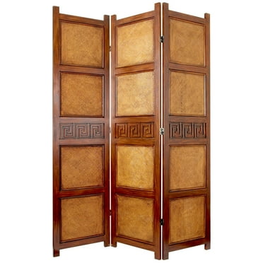 Oriental Furniture 6 ft. Tall Peiking Screen - 3 Panel