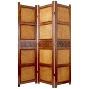 Oriental Furniture 6 ft. Tall Peiking Screen - 3 Panel