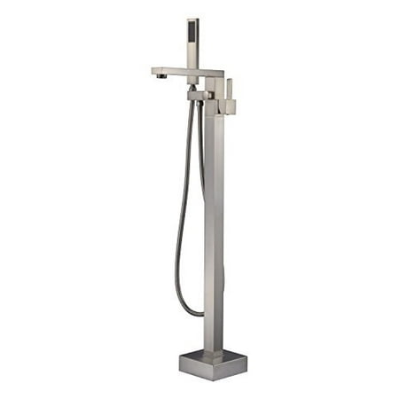 Artiqua Freestanding Bathtub Faucet Tub Filler Brushed Nickel Br Artiqua Freestanding Bathtub Faucet Tub Filler Brushed Nickel Br Bathroom Faucets Floor Mounted With Handheld Shower