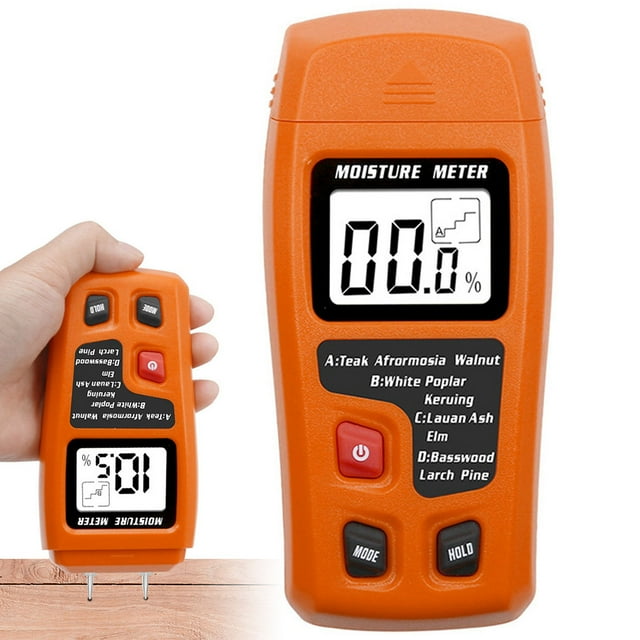 Protoiya Wood Moisture Meter 9V Digital Moisture Detector with
