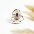 thumbnail image 6 of Oval Cut Tanzanite Ring 925 Sterling Silver Handmade Jewelry Elegant Fashion Statement Ring December Birthstone Ring Size US 4.5, 6 of 7