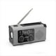 thumbnail image 1 of Radio MeteorolóGico de Emergencia, Radio de Alerta MeteorolóGica de 4000 MAh con Carga Solar, Manivela y Carga USB, Radio AM/FM - Gris, 1 of 5