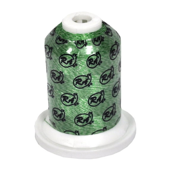 Robison Anton Twisted Tweed 35 Wt Rayon Summer Green Thread Spool 700yd