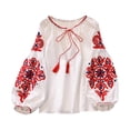 thumbnail image 1 of Blusas bordadas mexicanas Strade Fareast Limited para mujer bohemia, 1 of 8