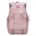 thumbnail image 3 of Innerwin Girls Daypack Multi Pockets Backpack Spine Protection Lightweight Bookbag Large Capacity Girl Fashionable Zipper Waterproof Padded Straps Purple, 3 of 5