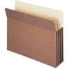 Smead File Pockets Letter - 8 1/2" x 11" Sheet Size - 3 1/2" Expansion - Straight Tab Cut - Top Tab Location - 12.5 pt. Folder Thickness - Redrope - Redrope - 3.14 oz - Recycled - 50 / Box