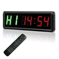 thumbnail image 1 of LED Programmable Interval Timers, 1.5" High Character Gym Timer, Tabata, Stopwatch,Count Up/Down Fitness Training Timer ,Versatile Applications, 1 of 6