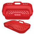 thumbnail image 1 of Air Fryers Liners Non Stick Heat Oil Proof Baking Grade Basket Silicone Pan For, 1 of 5
