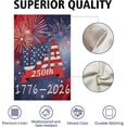 thumbnail image 4 of USA 250th Anniversary Flag | 12 x 18 Inch Double-Sided Outdoor American Flag | 1776-2026 250 Year Patriotic Banner for Garden & Indoor Celebration (B - USA 250th), 4 of 7