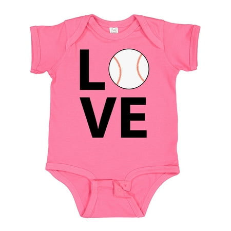 

Inktastic Love for Baseball Gift Baby Boy or Baby Girl Bodysuit