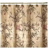 Bamboo Dreams Shower Curtain With Bonus Decorative Hooks